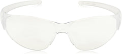 MCR CK110 Checkmate Safety Glasses Clear Frame Clear Lens Duramass Hard Coat