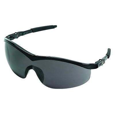 MCR Safety ST112 Storm Safety Glasses Black Frame Grey Lens 1 Pair