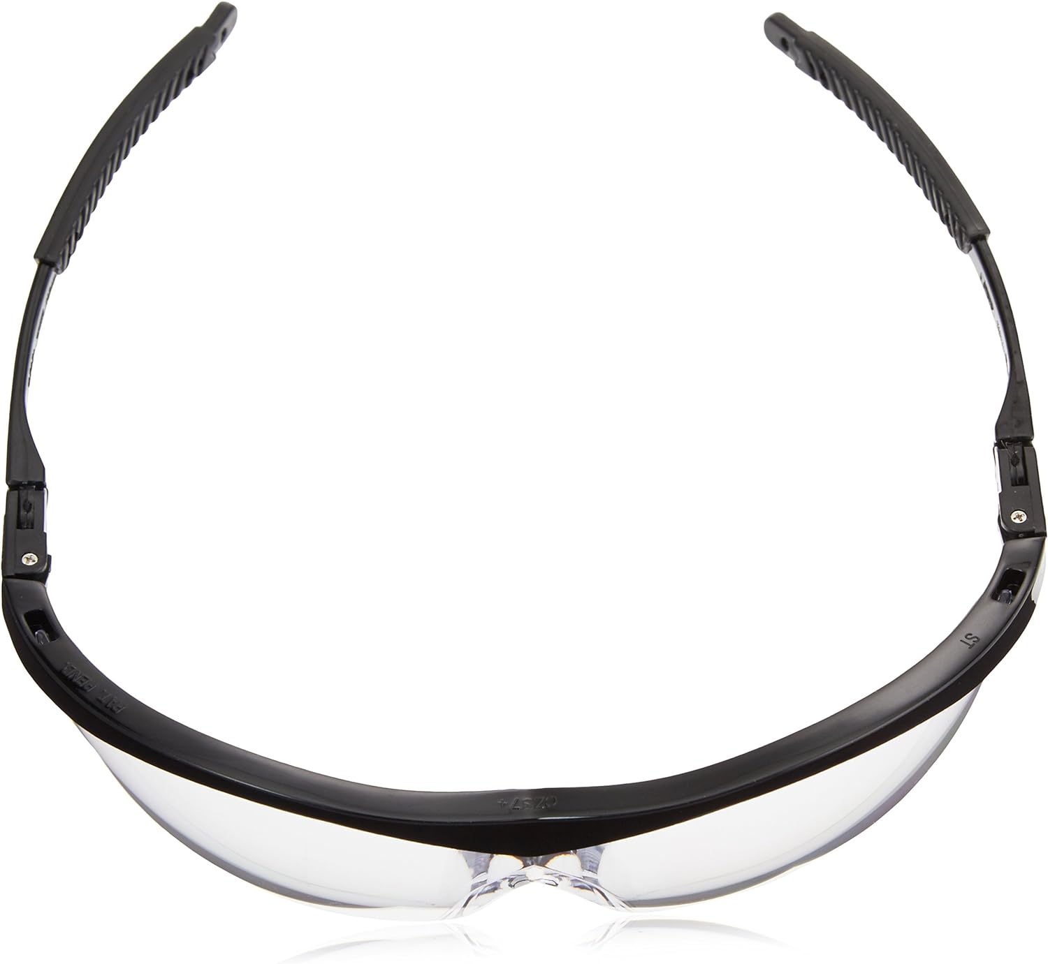 MCR Safety ST110 Safety Glasses Clear Lens Black Frame