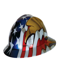 MSA 10071159 Freedom Series V-Gard Full-Brim Hard Hat