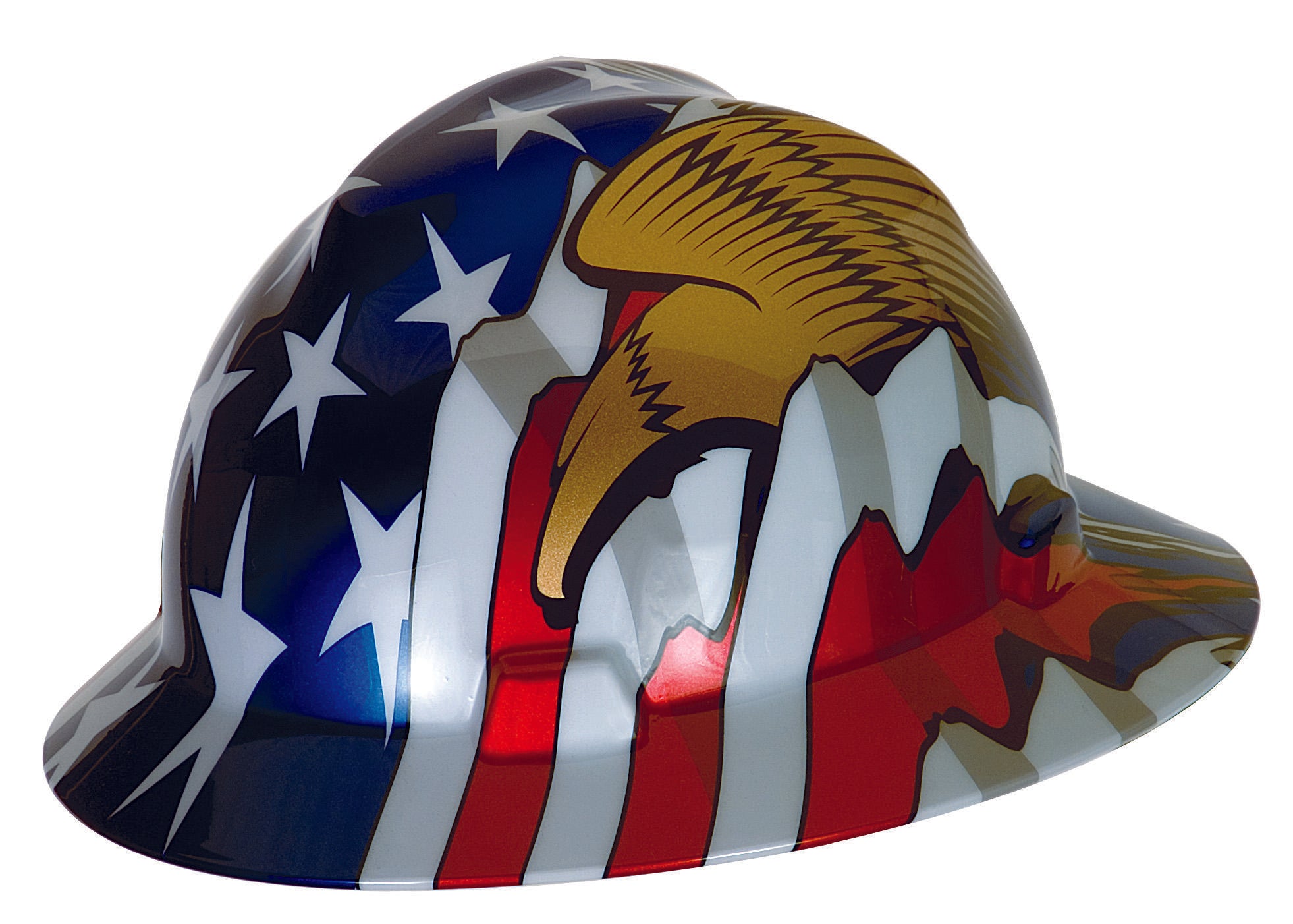 MSA 10071159 Freedom Series V-Gard Full-Brim Hard Hat