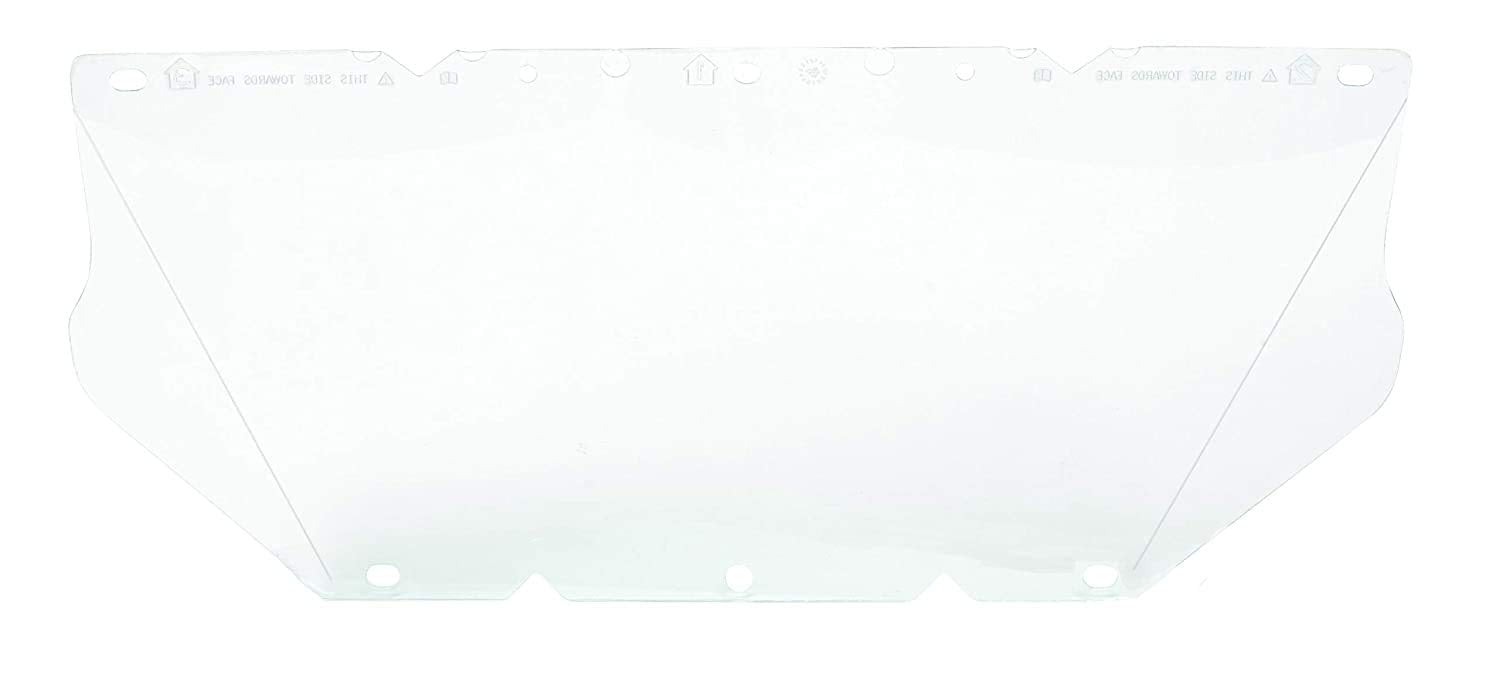 MSA 10115837 V-Gard Visor Polycarbonate Clear 8 inches x 17 inches x 0.04 inches