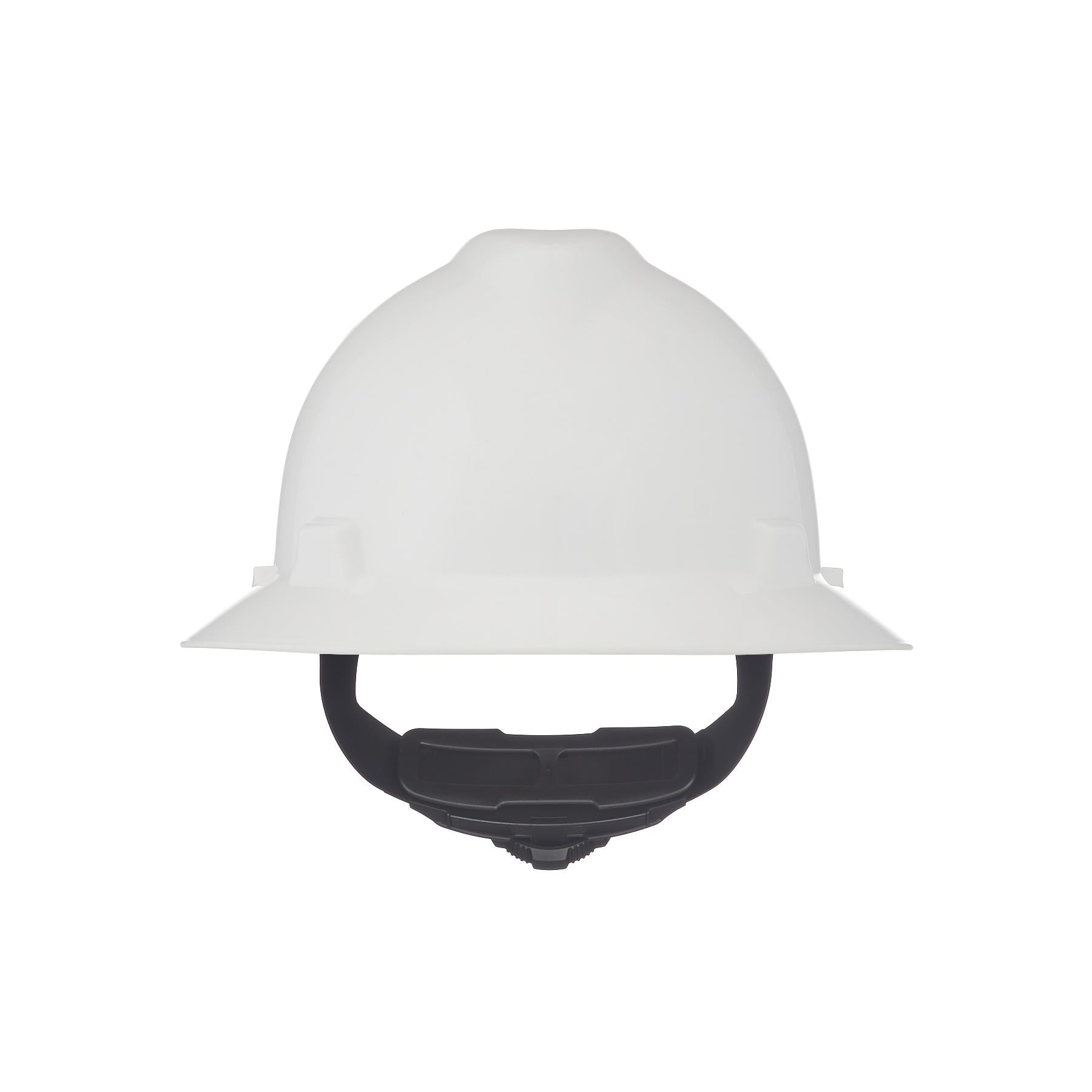 MSA 475369 V-Gard Slotted Hard Hat White Standard Size