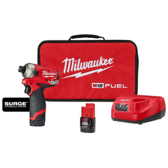 Milwaukee 255122 M12 FUEL SURGE 1/4 Hex Hydraulic Driver 2 Battery Kit