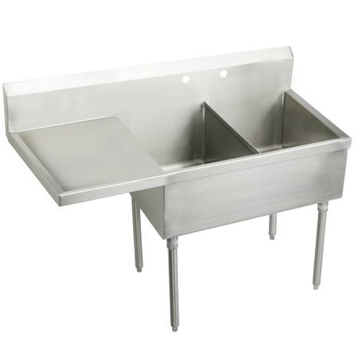 BSC PREFERRED Bsc Preferred WNSF8236L2 Double Compartment Scullery Sink