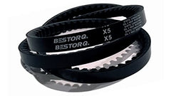 BESTORQ AX49 Cogged V-Belt, Raw Edge Black EPDM V-Belt, 51 inches Outside Circumference, Pack of 1