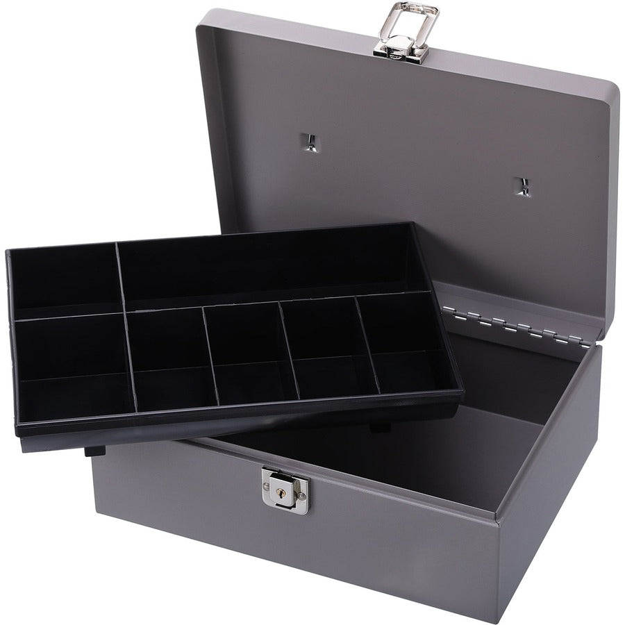 SPARCO Sparco SPR15501 Cash Box with Latch Lock (11 x 7-3/4 x 4-3/4 inches)