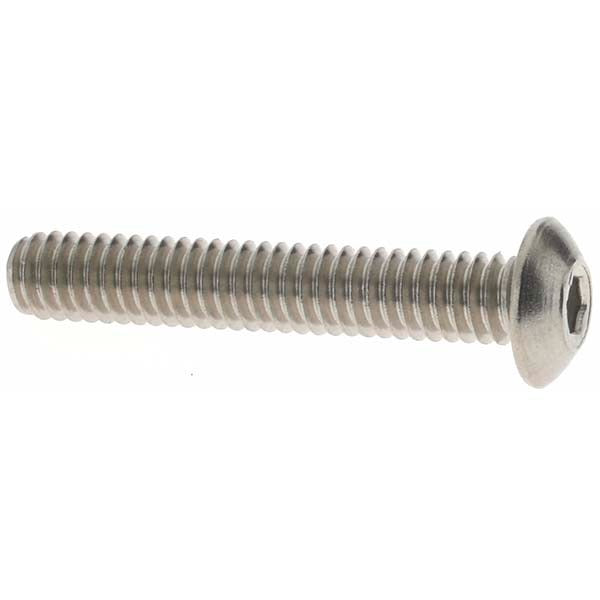 VALUE COLLECTION Value Collection 93079 Button Cap Screw 8-32 1in 18-8 Ss 50pk