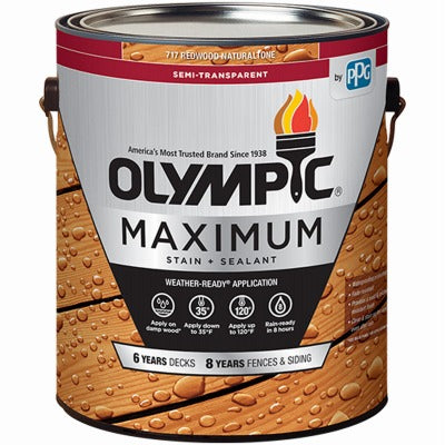 OLYMPIC Olympic/ppg 79552A/01 Semi-transparent Oil Stain Redwood