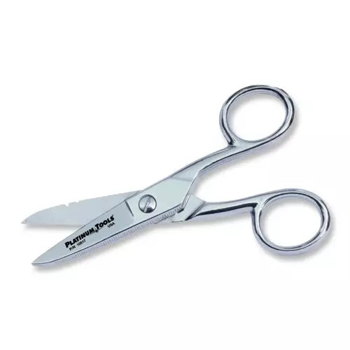 Platinum Tools 10517C Scissor-Run Electrician's Scissors 5