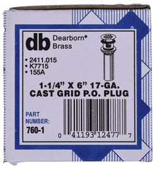 DALLAS SPECIALTY DS4DBCOP 4 in. Hub x SDR PVC 2-Way Double Barrel Cleanout