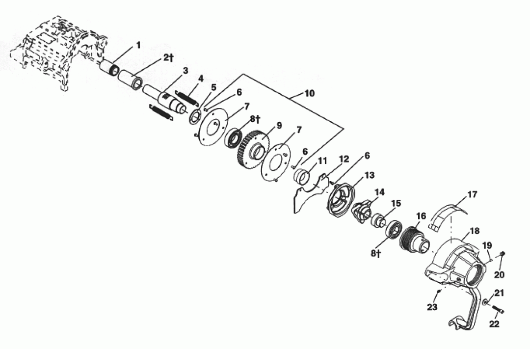 RIDGID 65747 Handle Assembly for K-60SP Drain Cleaning Machine - Single Pack