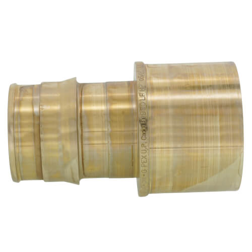 Uponor LF4511515 ProPEX Brass PEX Expansion x Female Sweat Adapter 1-1/2 inch