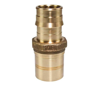 Uponor LFP4501515 ProPEX Brass Copper Press Fitting Adapter 1-1/2 Inch