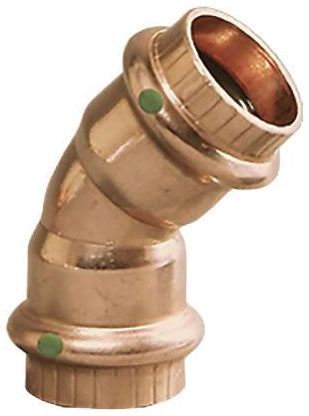 Viega 77043 ProPress 2 Inch Copper 45 Degree Elbow