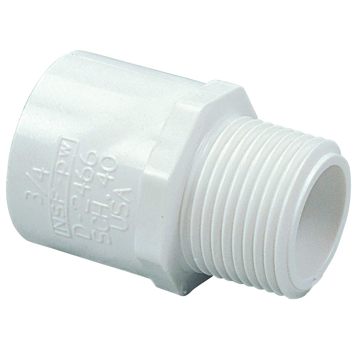 NIBCO 436-020 2 Inch Male x Slip PVC Adapter Pipe Fitting