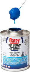 Oatey 32162 Lava Hot PVC Solvent Cement 16 oz Blue