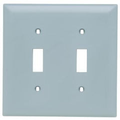 Pass & Seymour TP2GRY Wallplate Standard 2 Gangs 5.5 in H x 4.56 in W Replacement MPN