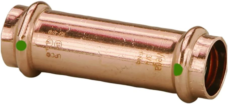 Viega 79020 ProPress Extended Copper Coupling No Stop 1-1/4 Inch