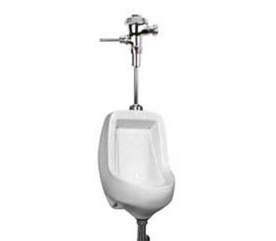 MANSFIELD 401HE Adam Wall-Mount Urinal 0.5 GPF White