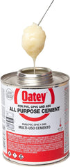 OATEY 30818 All-Purpose Pipe Cement 4 oz Clear