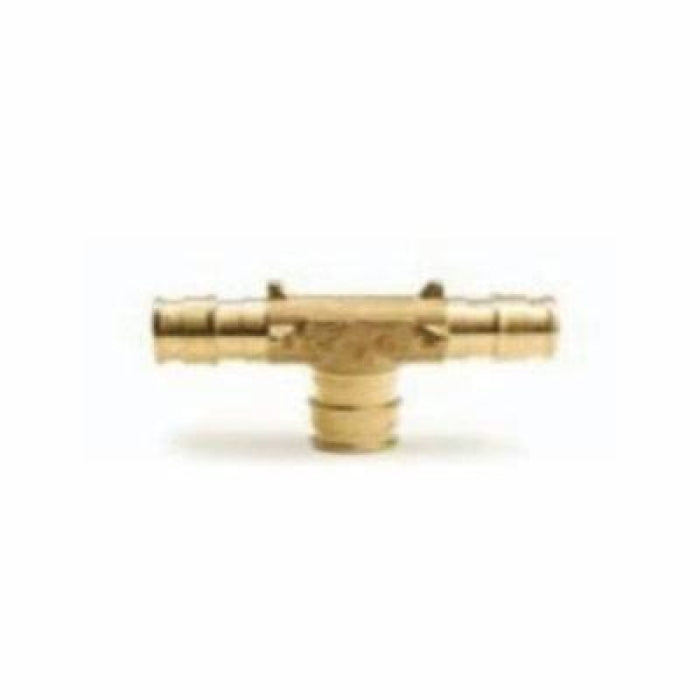 Uponor LF4705050 ProPEX Brass Tee Lead-Free PEX 1/2 Inch