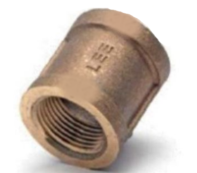 Matco-Norca B-CP04LF 3/4 Inch Female Brass Coupling Lead Free Replacement B-CP04LF