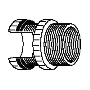 Spears 8171-005 PVC Tank Adapter 1/2 Inch Socket x FNPT with Neoprene Gasket