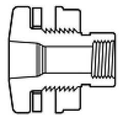 Spears 8171-005 PVC Tank Adapter 1/2 Inch Socket x FNPT with Neoprene Gasket