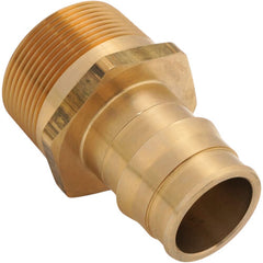 Uponor LF4521515 ProPEX 1-1/2 in Brass PEX Expansion x MPT Adapter