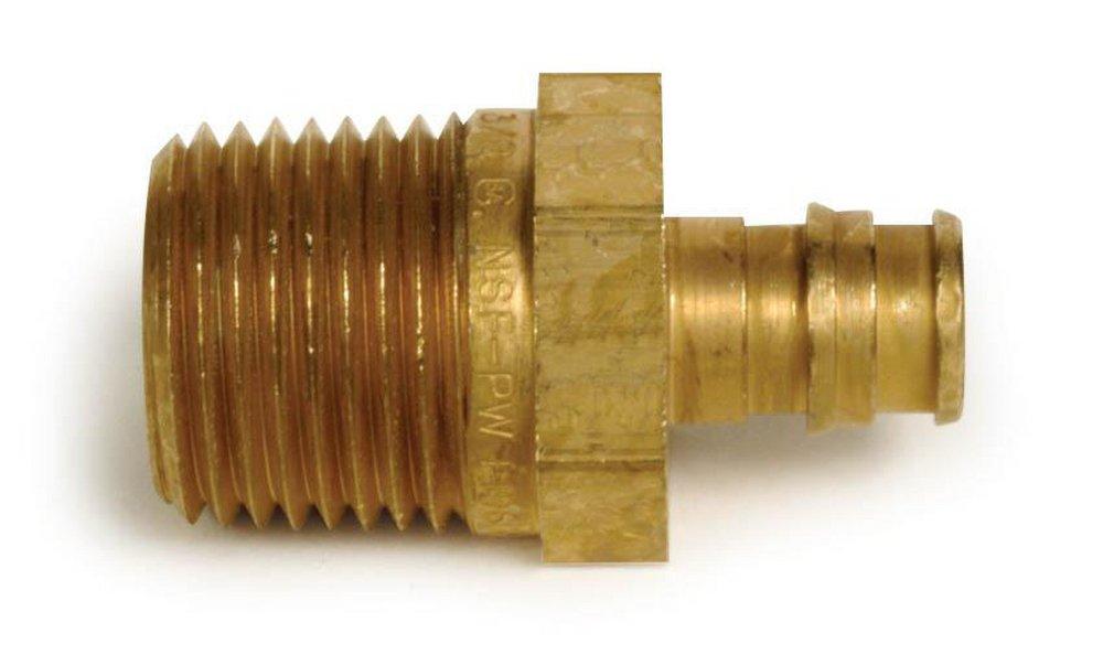 Uponor LF4521515 ProPEX 1-1/2 in Brass PEX Expansion x MPT Adapter