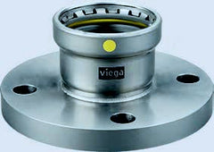 Viega 28875 MegaPressG 2-1/2 inch Press Zinc-Nickel Coated Carbon Steel Flange