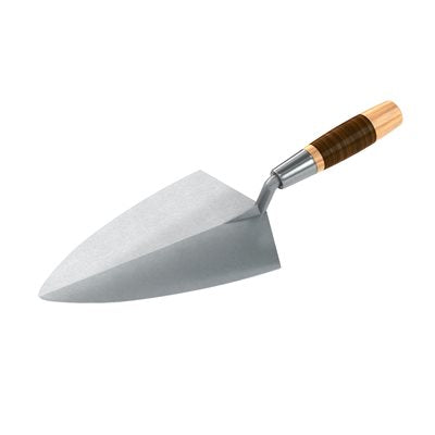 Bon Keystone 72-606 Wide London Forged Steel Brick Trowel 10 Inches with Plastic Handle