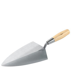 Bon Keystone 72-635 Philadelphia Forged Steel Brick Trowel 10 Inch with Leather Handle