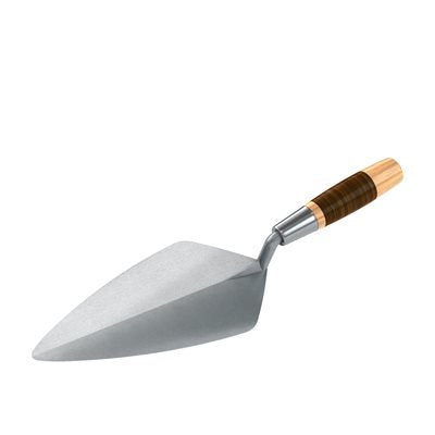 Bon Keystone 72-582 Narrow London Forged Steel Brick Trowel 13 Inches Wood Handle