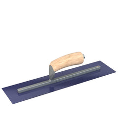 Bon Steel City 66-180 Blue Steel Finishing Trowel Square End 16 x 4 Camel Back Wood Handle