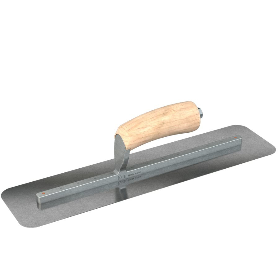 Bon Steel City 66-269 Carbon Steel Silo Trowel 14 X 4 Inch Camel Back Wood Handle