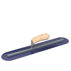 Bon Steel City 66-161 Blue Steel Pool Trowel 12 x 3 Inch Camel Back Wood Handle