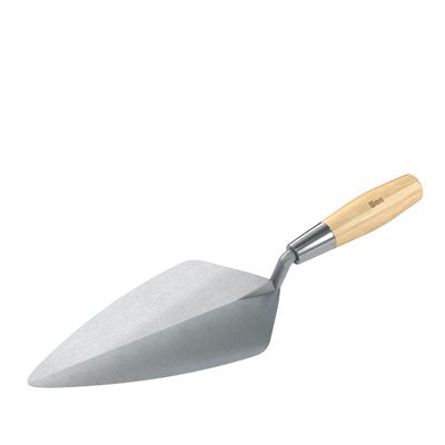 Bon Keystone 72-552 Narrow London Forged Steel Brick Trowel 11 Inches with Wood Handle