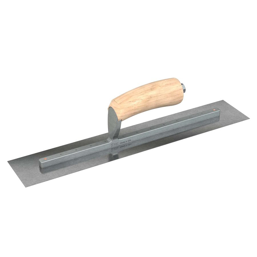 Bon Steel City 66-233 Carbon Steel Finishing Trowel Square End 16 x 3 Inches