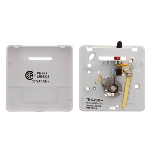 Honeywell Home TS812A1007 T812 Heat Only Square Thermostat w/ Pos Off Switch Economy Honeywell Thermostats