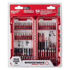 Milwaukee 48-32-4010 SHOCKWAVE Impact Duty 54PC Driver Bit Set 1/4 in Shank Alloy Steel