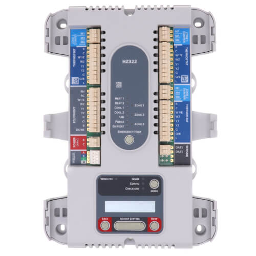 Honeywell Home HZ322K TrueZONE Kit with DATS Transformer and HZ322 Panel Replacement Y8835A1044