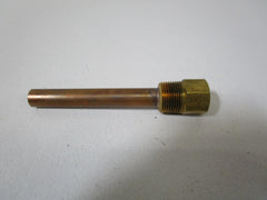 Honeywell 112630AA Copper Well Assembly 1/2 inch NPT 4.75 inch Immersion