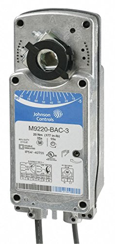 Johnson Controls M9220-AGC-3 Electric Spring-Return Damper Actuator 24 VAC