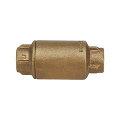 Everflow 150C114-NL Inline Spring Loaded Check Valve Cast Brass 1-1/4 Inch