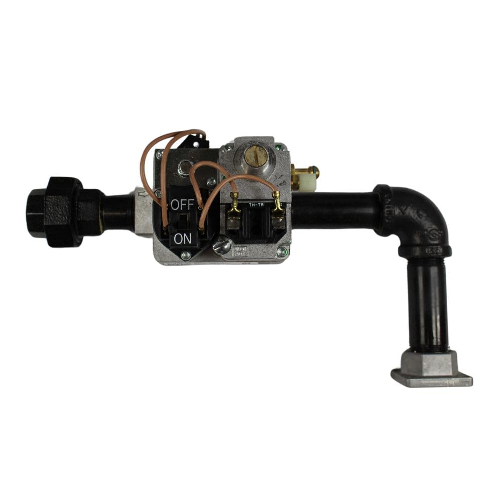 RAYPAK Raypak 018870F Gas Valve with Gas Line Half Replacement Part for Pool Heaters