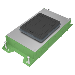 Wiremold RFBA4R30OG RFBA 4G 3.0 Inch Rectangular Floor Box for Versatile Recessed Power and Data Networking in Commercial and Residential Buildings