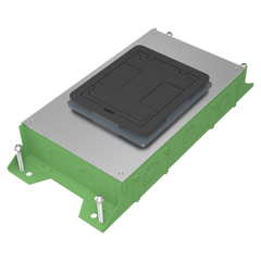 Wiremold RFBA4R30OG RFBA 4G 3.0 Inch Rectangular Floor Box for Versatile Recessed Power and Data Networking in Commercial and Residential Buildings