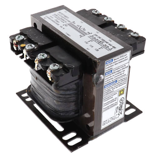 Square D 9070T100D1 Control Transformer 100VA 240/480V to 120V 1-Phase